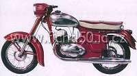 Jawa 250 typ 559-03 s automatickou odstedivou spojkou